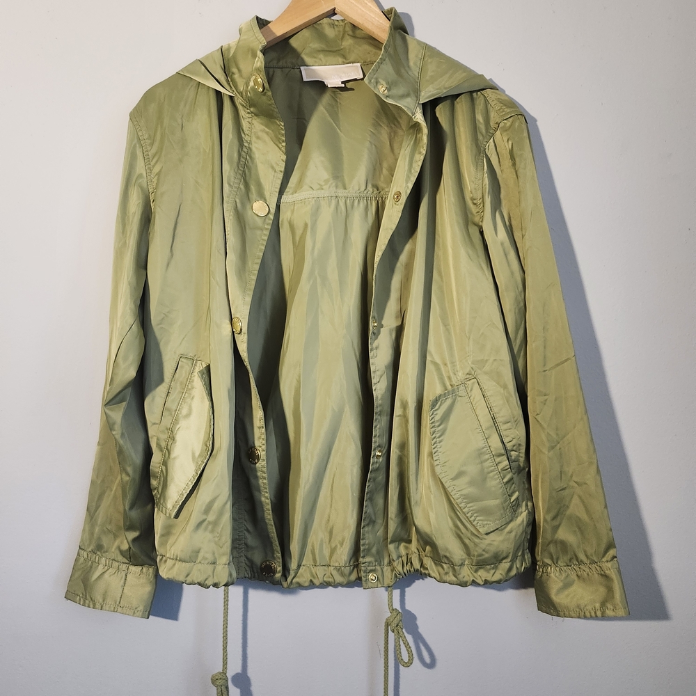 Light Green Hooded Jacket